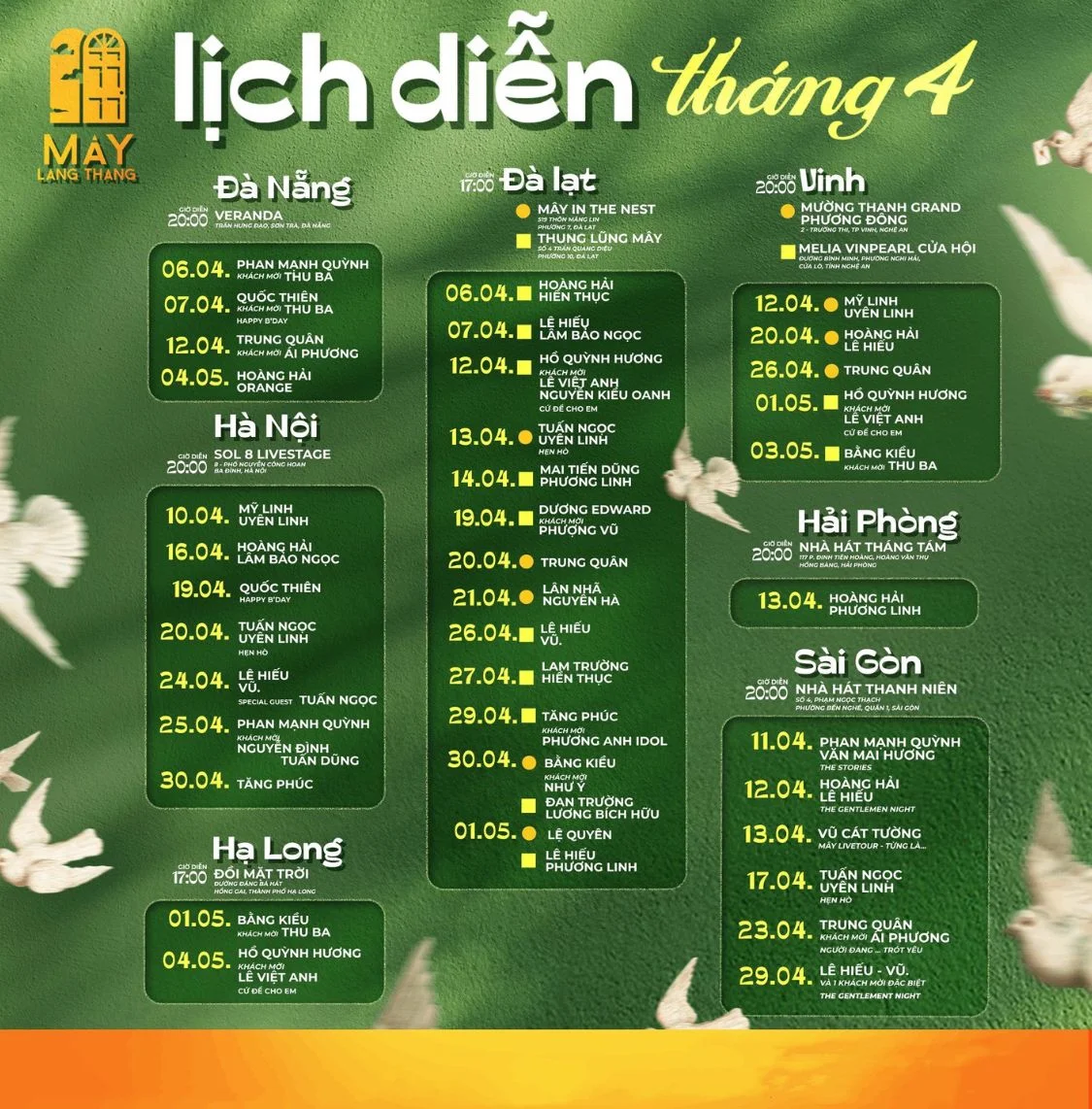 Show ca nhạc Đà Lạt
