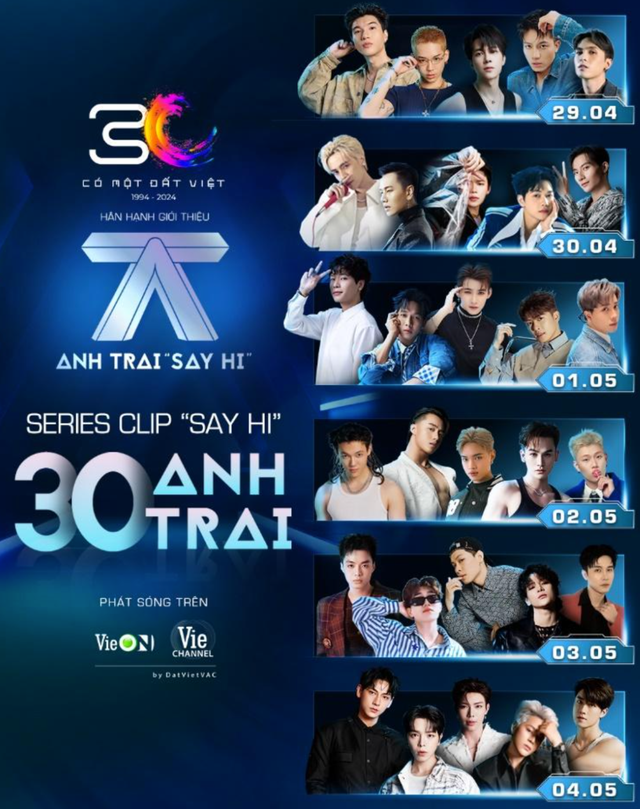 Anh Trai Say Hi hội tụ loạt tên tuổi cực hot vì sao lại có 30 thí sinh