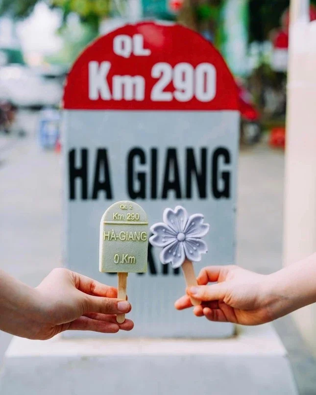 Độc đáo những que kem in hình 'hot trend' du lịch