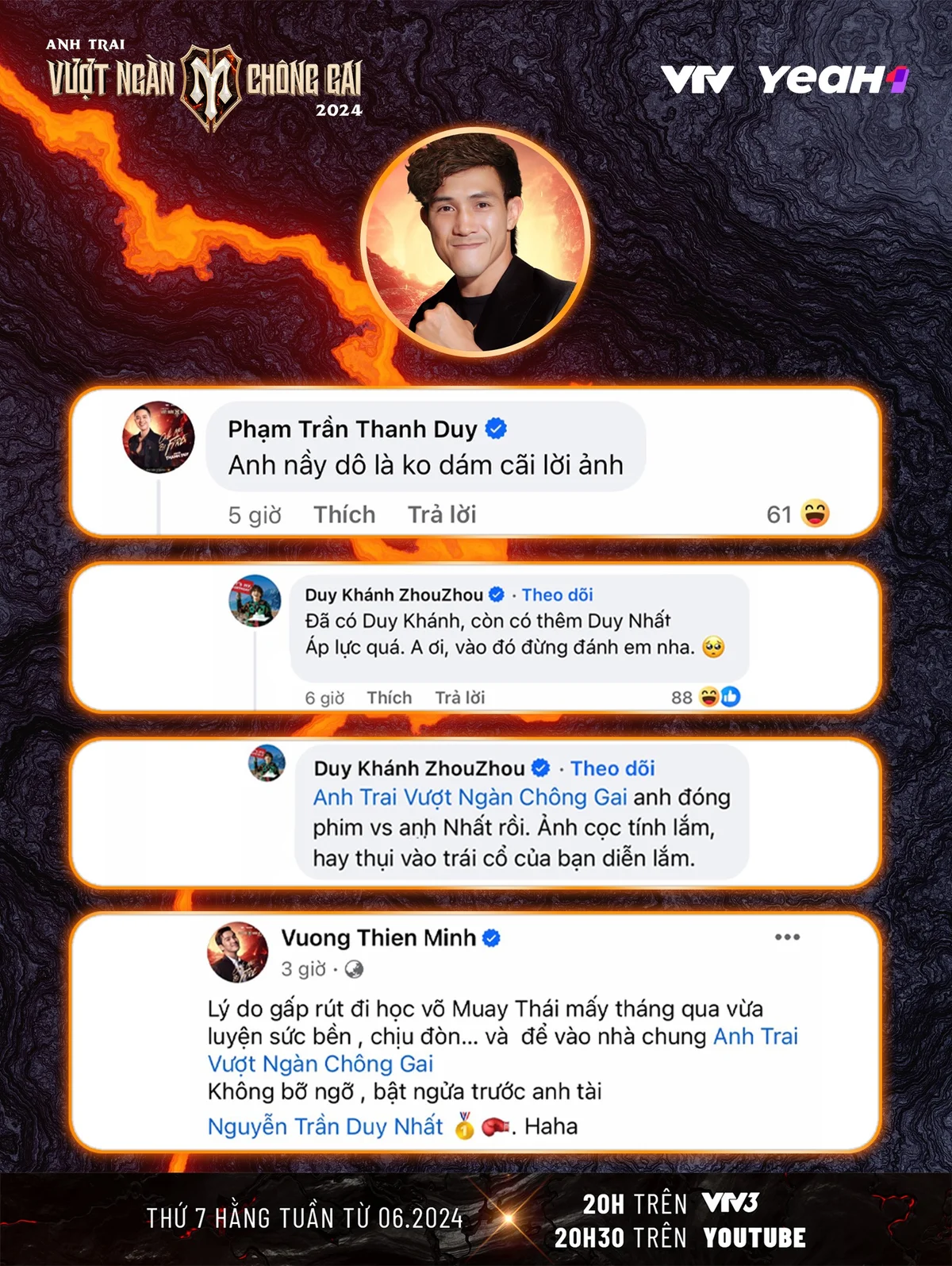 Võ sĩ vô địch thế giới Nguyễn Trần Duy Nhất khoe giọng hát tại gameshow "Anh trai vượt ngàn chông gai"