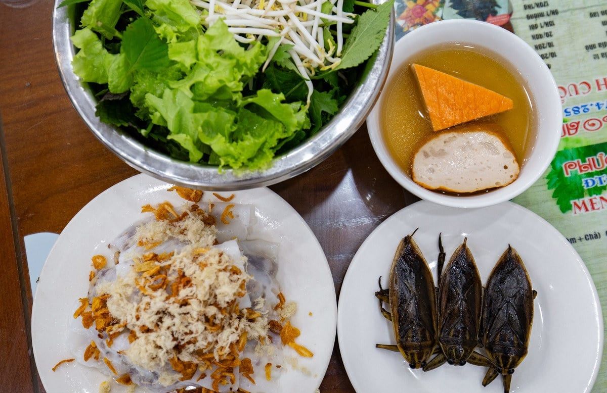 Bánh cuốn cà cuống