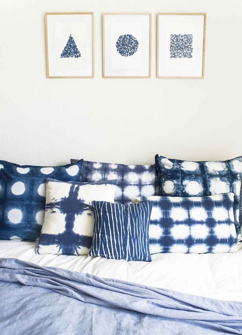 Shibori: Sắc chàm giản dị trong trang trí nhà cửa