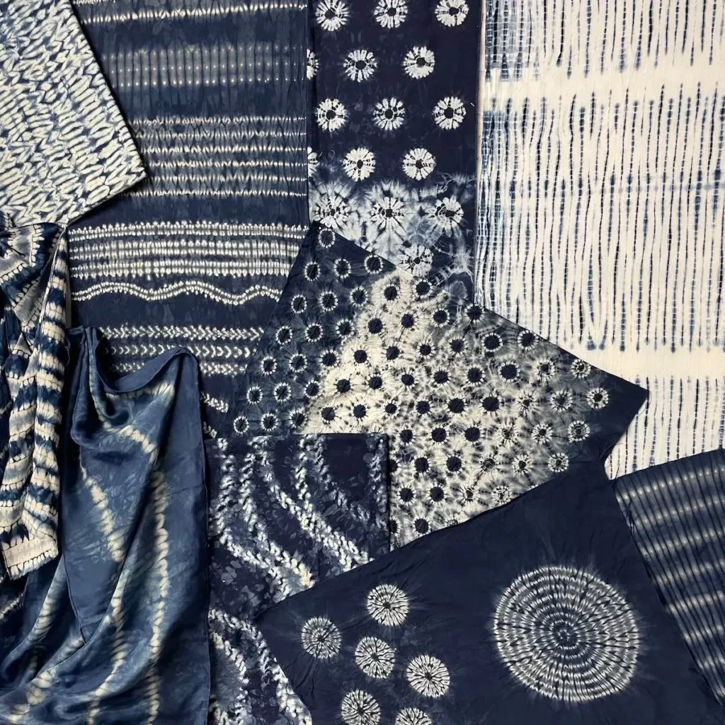 Shibori: Sắc chàm giản dị trong trang trí nhà cửa