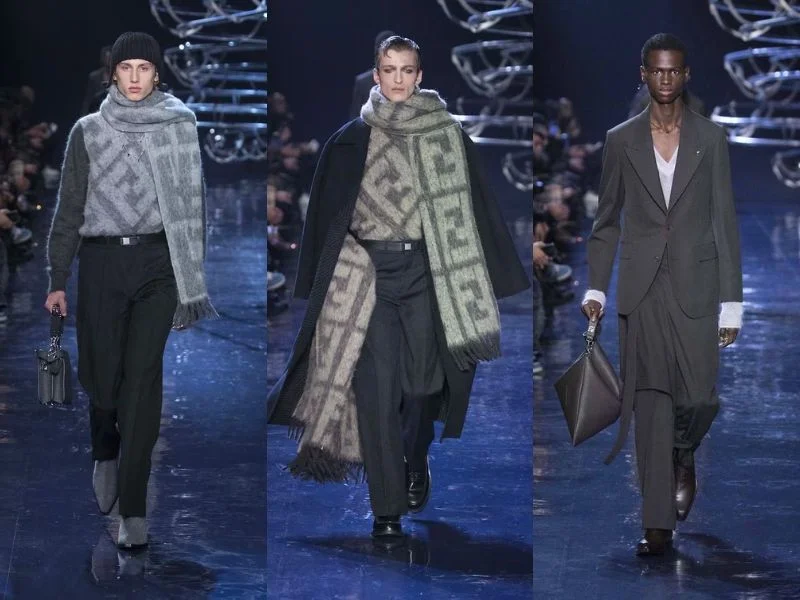 BST Fendi Thu Đông Nam 2023