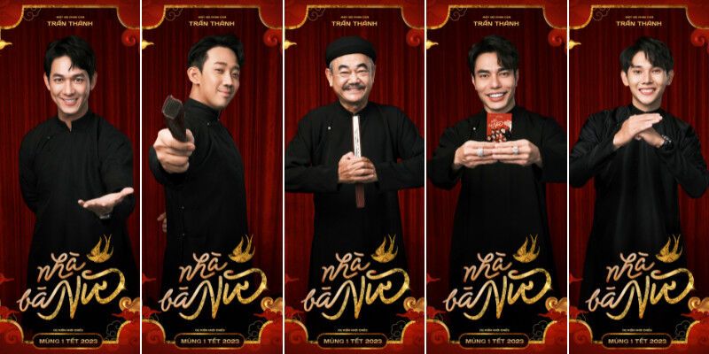 cast Nhà Bà Nữ chúc Tết