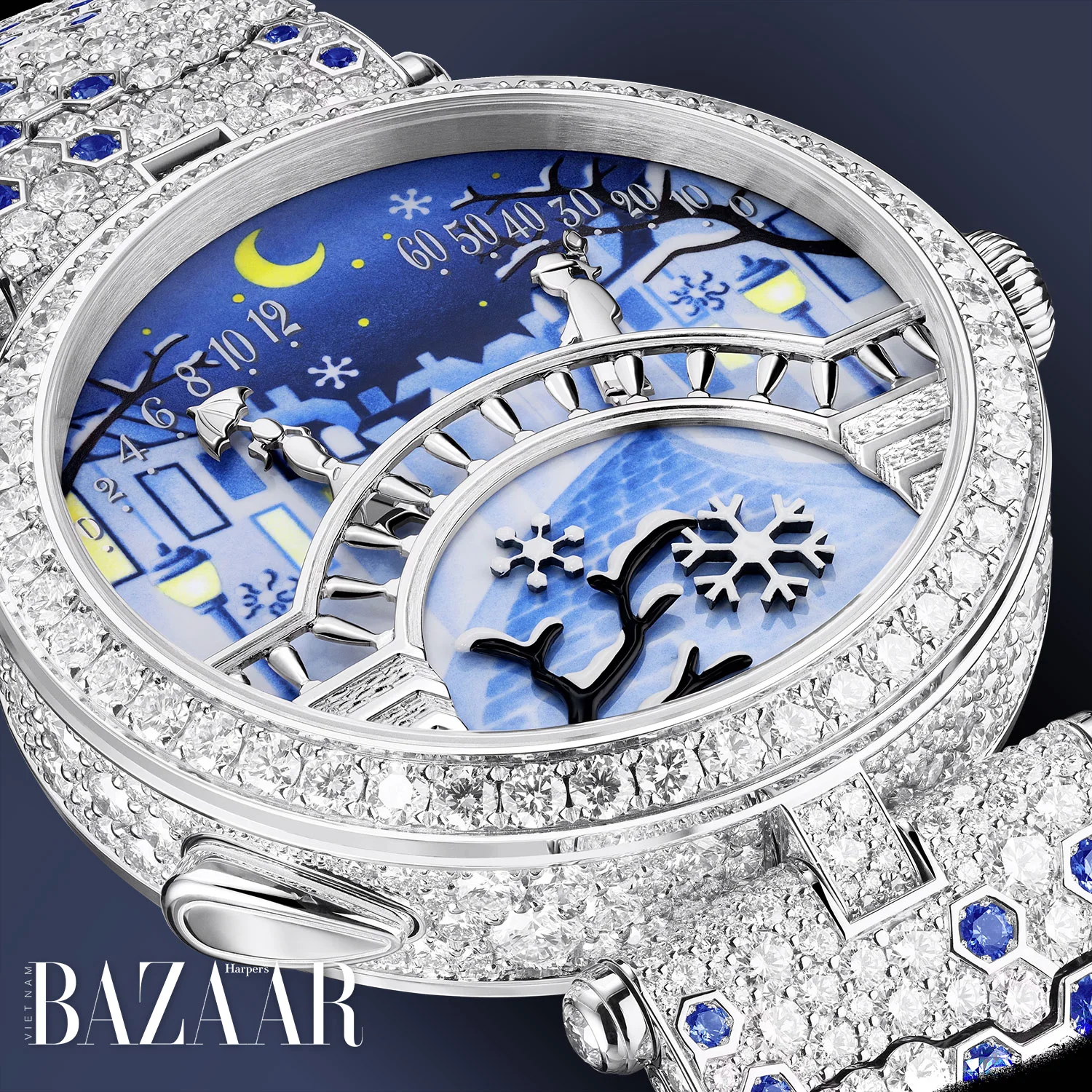 Van Cleef & Arpels kể chuyện tình với đồng hồ Pont des Amoureux