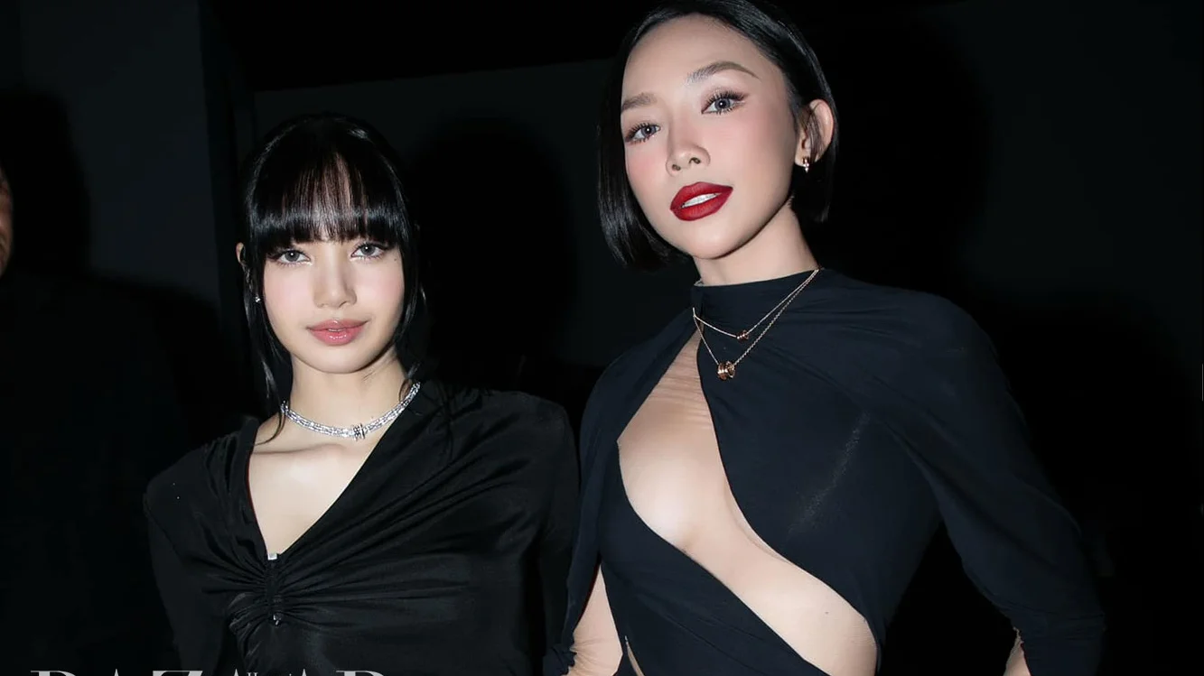 Tóc Tiên và Lisa (BLACKPINK) ôm eo tại sự kiện Bulgari