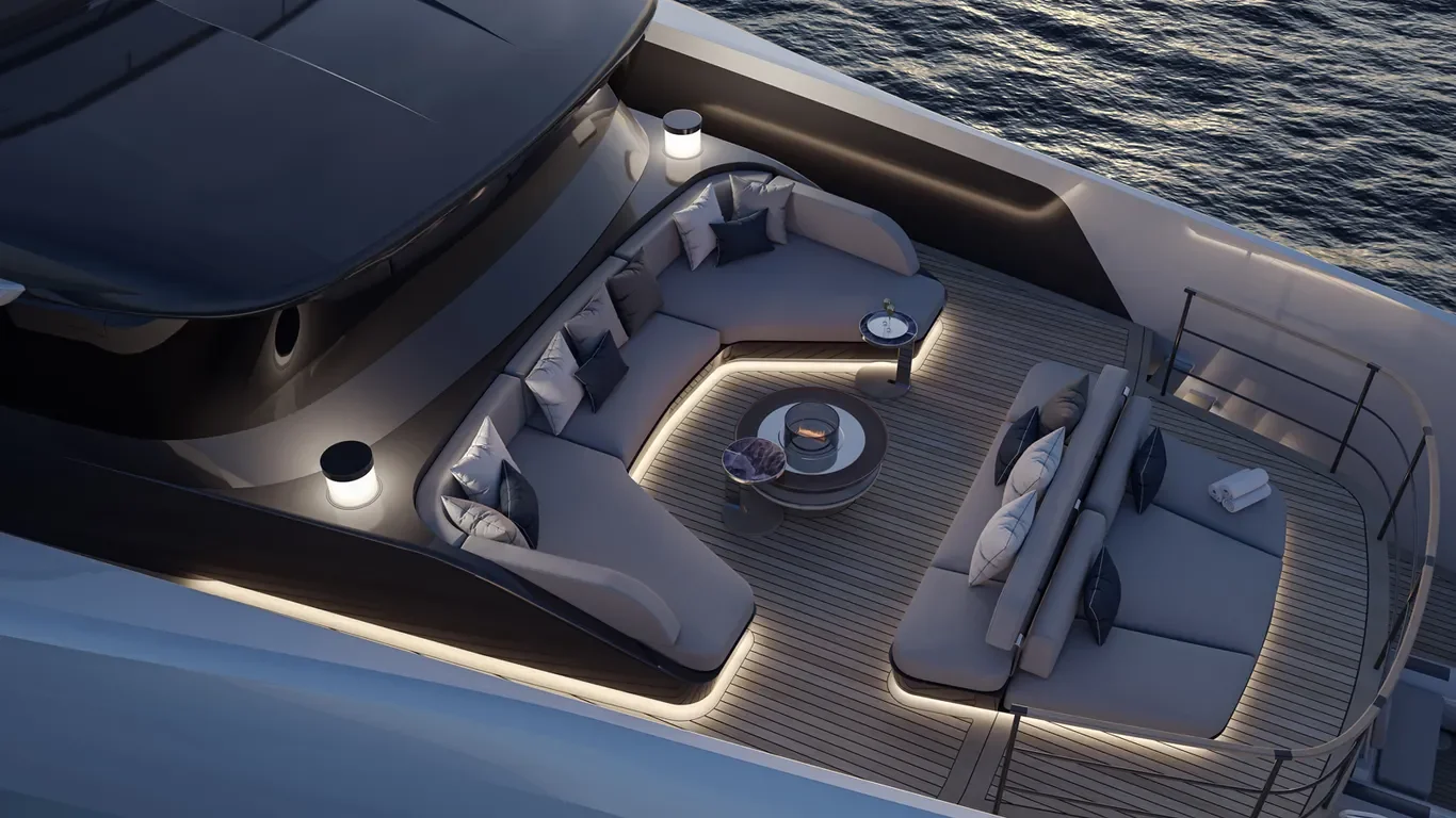Mê hoặc trước vẻ đẹp độc đáo của du thuyền ISA Unica 40 mét mới từ ISA Yachts