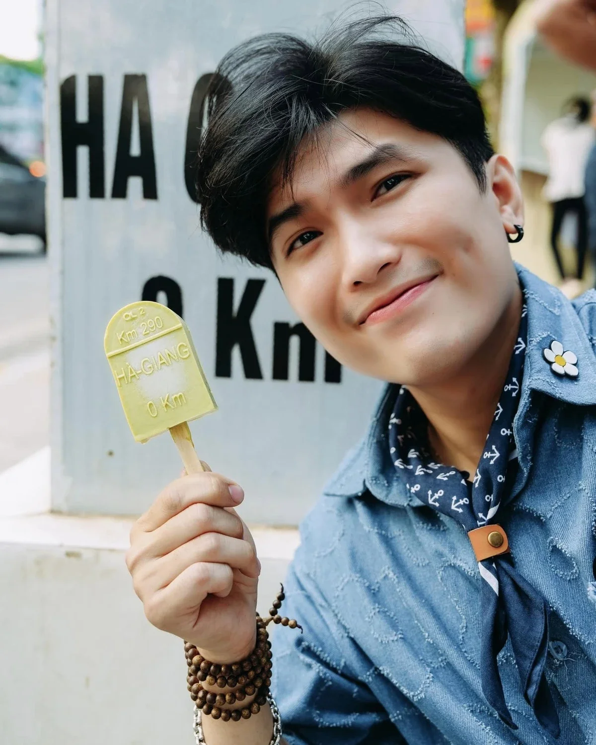 Món kem cột mốc 