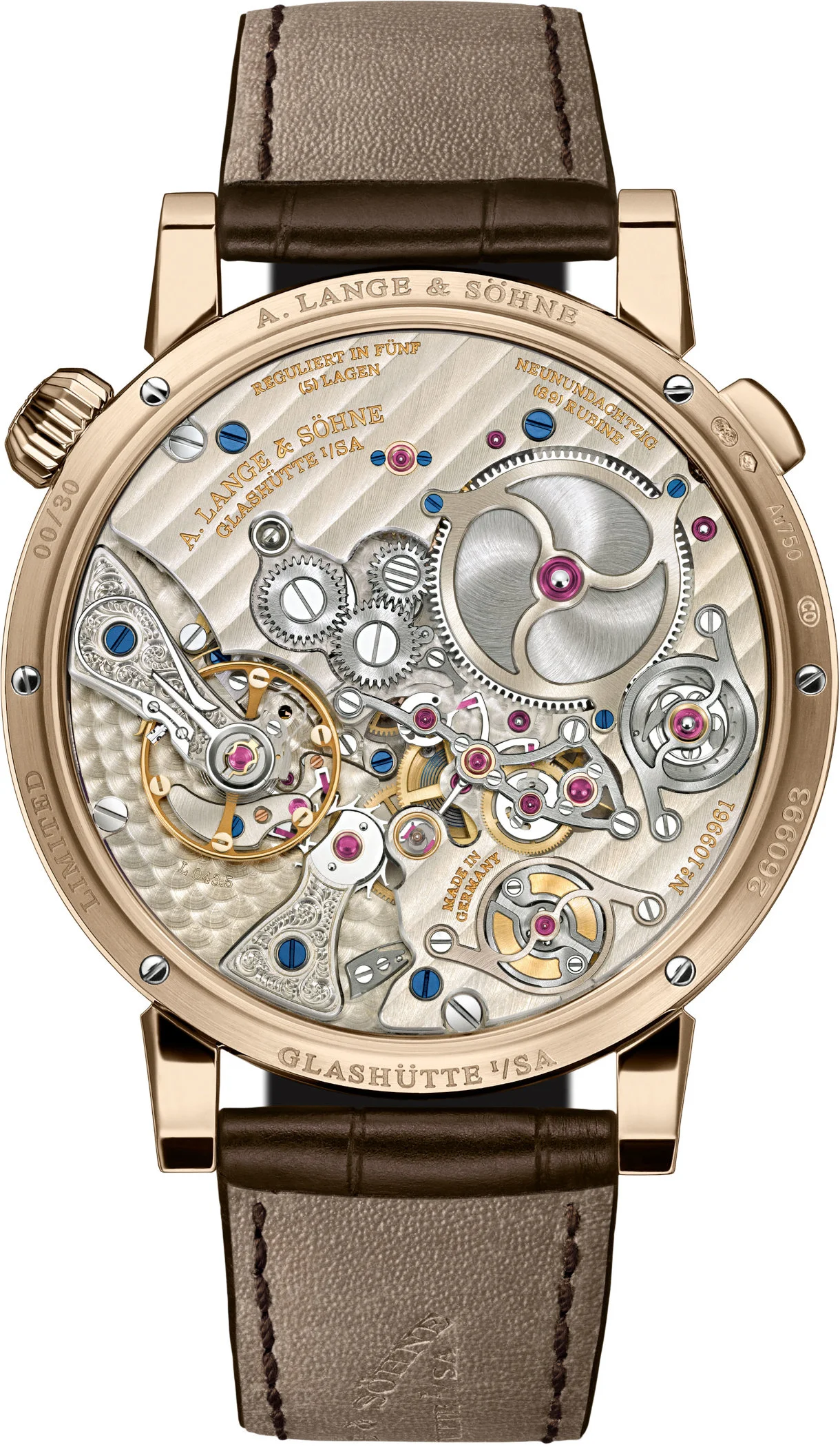 A. Lange & Söhne Zeitwerk Minute Repeater Honeygold: Tuyệt phẩm đích thực