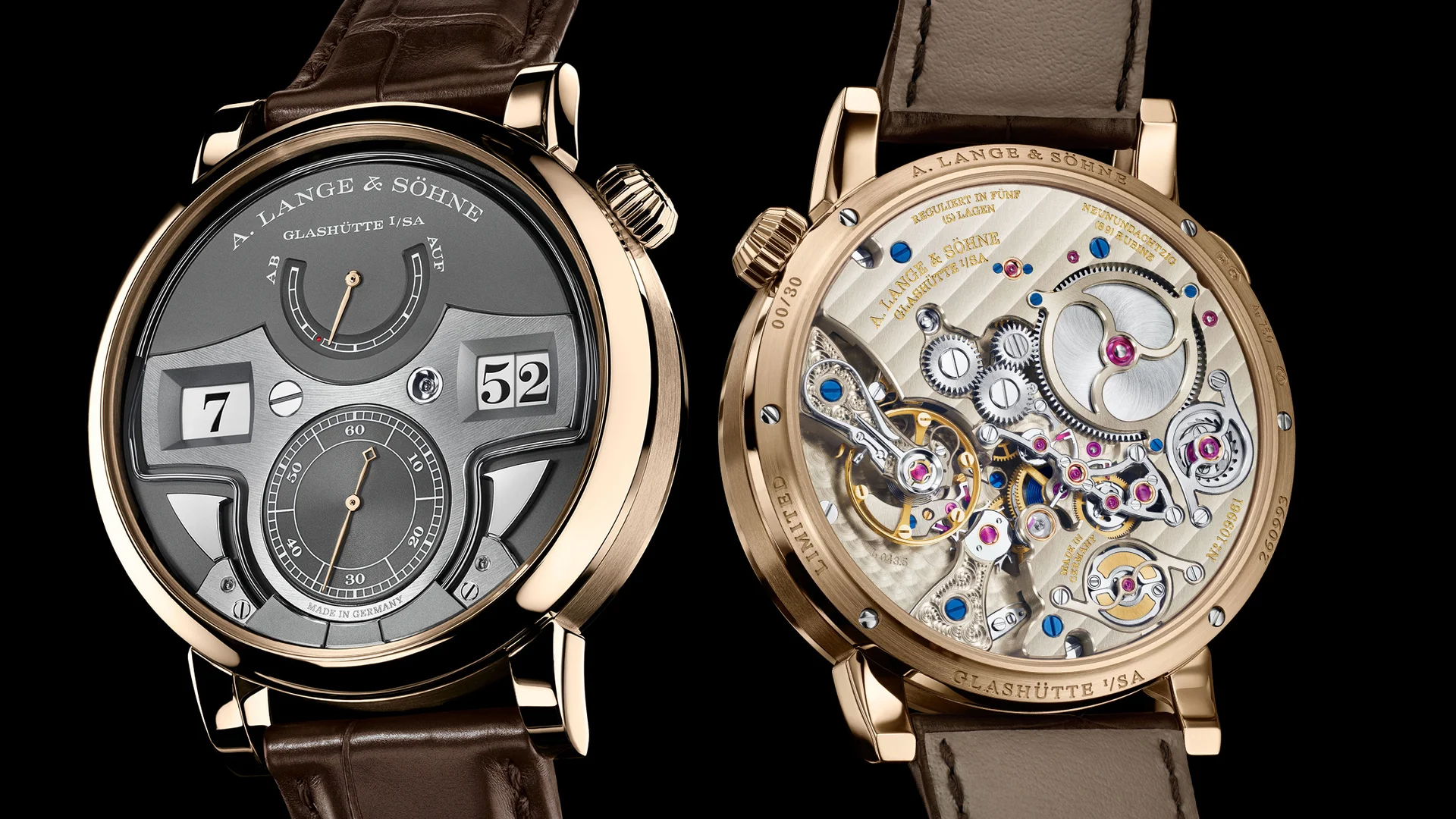 A. Lange & Söhne Zeitwerk Minute Repeater Honeygold: Tuyệt phẩm đích thực