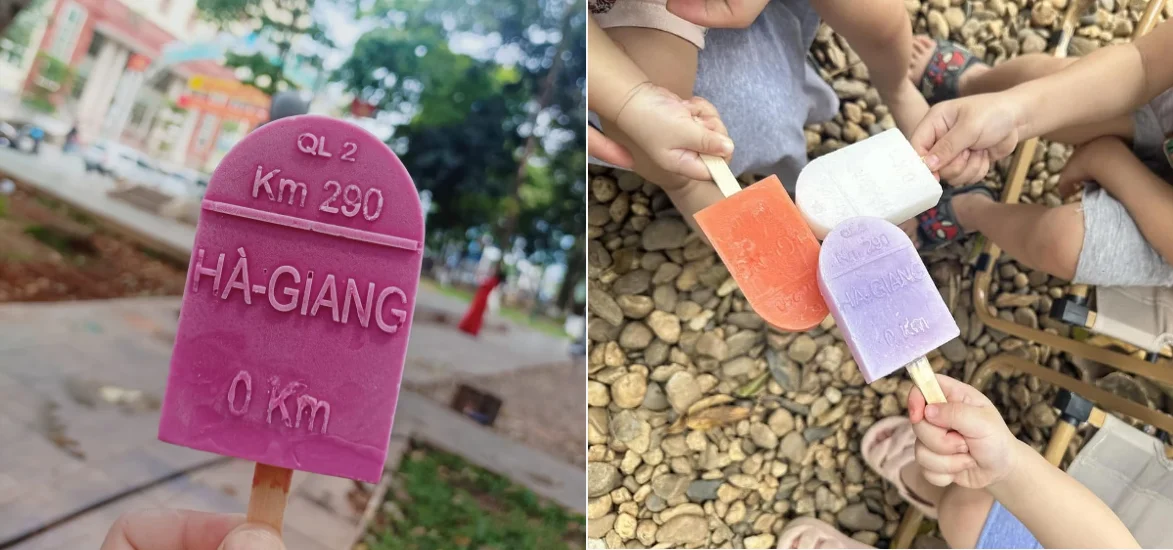 Món kem cột mốc 