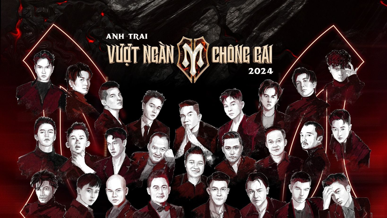 33 "anh tài" của "Anh Trai Vượt Ngàn Chông Gai 2024" chính thức lộ diện