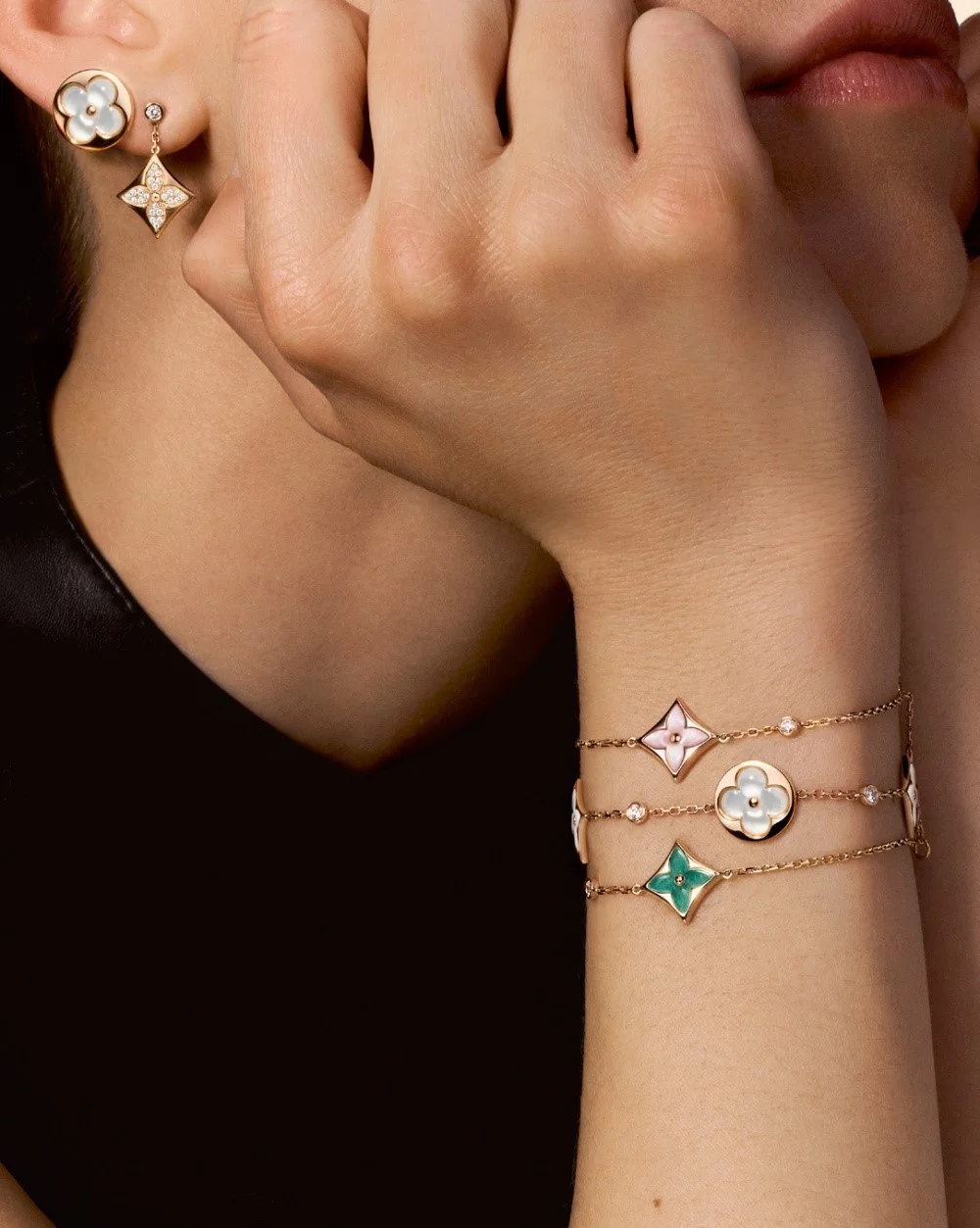 "Gia đình" trang sức Color Blossom của Louis Vuitton kết nạp thêm thành viên Amazonite