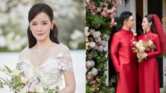 Hoa cưới của cô dâu Midu từ đám hỏi đến đám cưới đều có điểm đặc biệt này