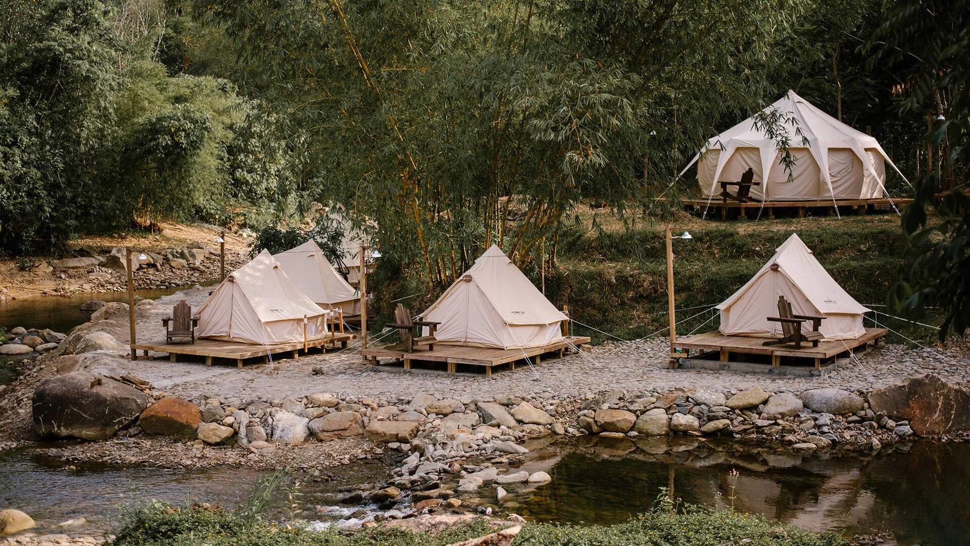 Xu hướng tìm về thiên nhiên trong sự xa xỉ với Glamping