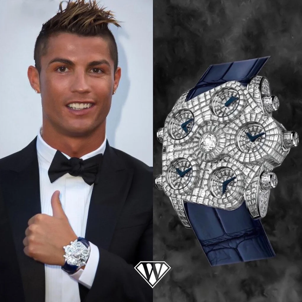 Bóc giá bộ sưu tập đồng hồ tiền tỷ, nạm kim cương của Cristiano Ronaldo