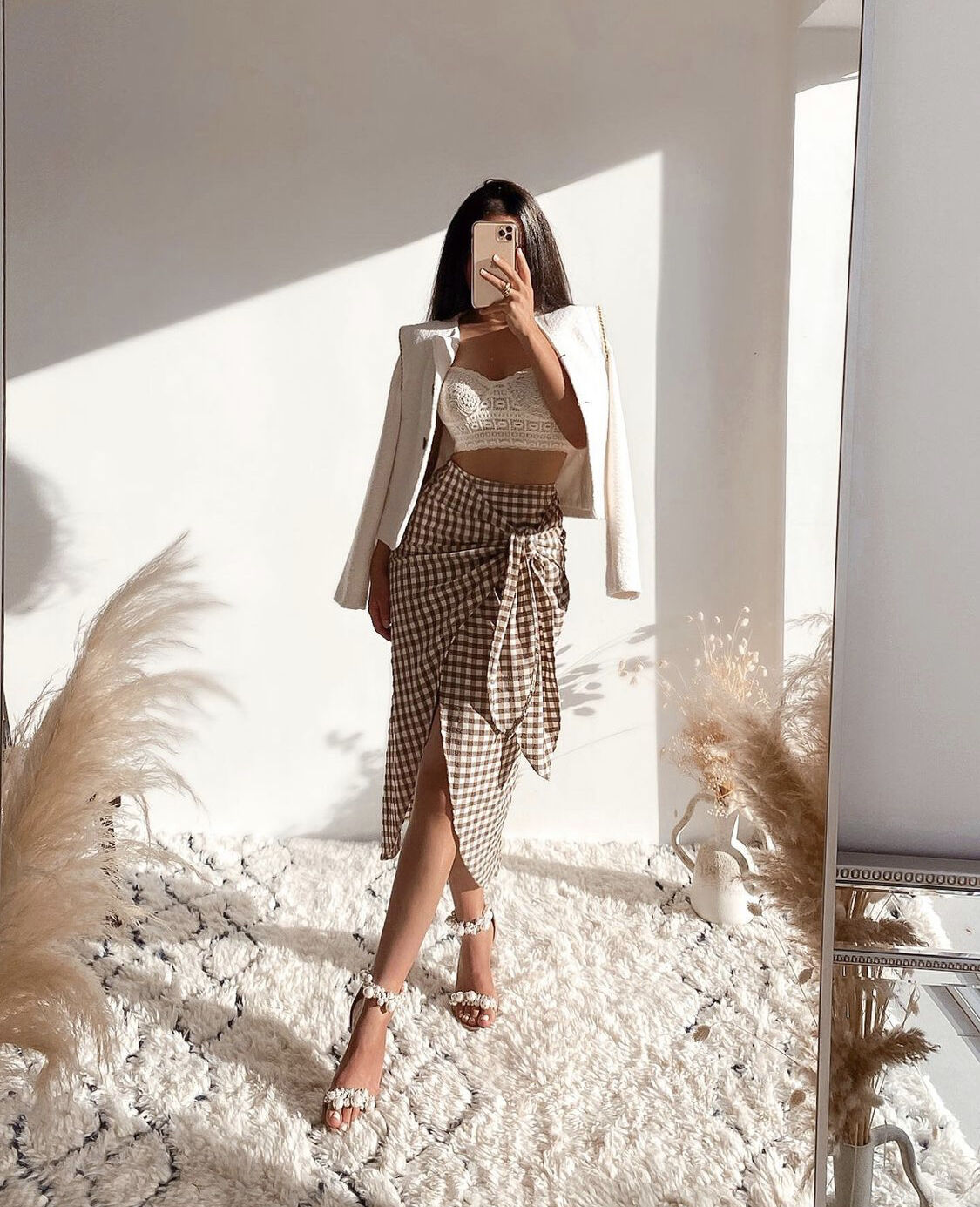 Váy wrap blazer