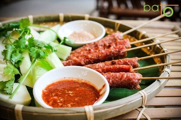 nem chua nướng