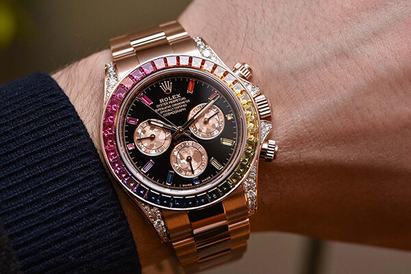 Rolex Daytona Rainbow Rose Gold