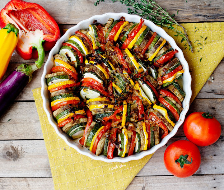 Cách nấu Ratatouille kiểu Pháp - Hai cách làm đơn giản - CookKim