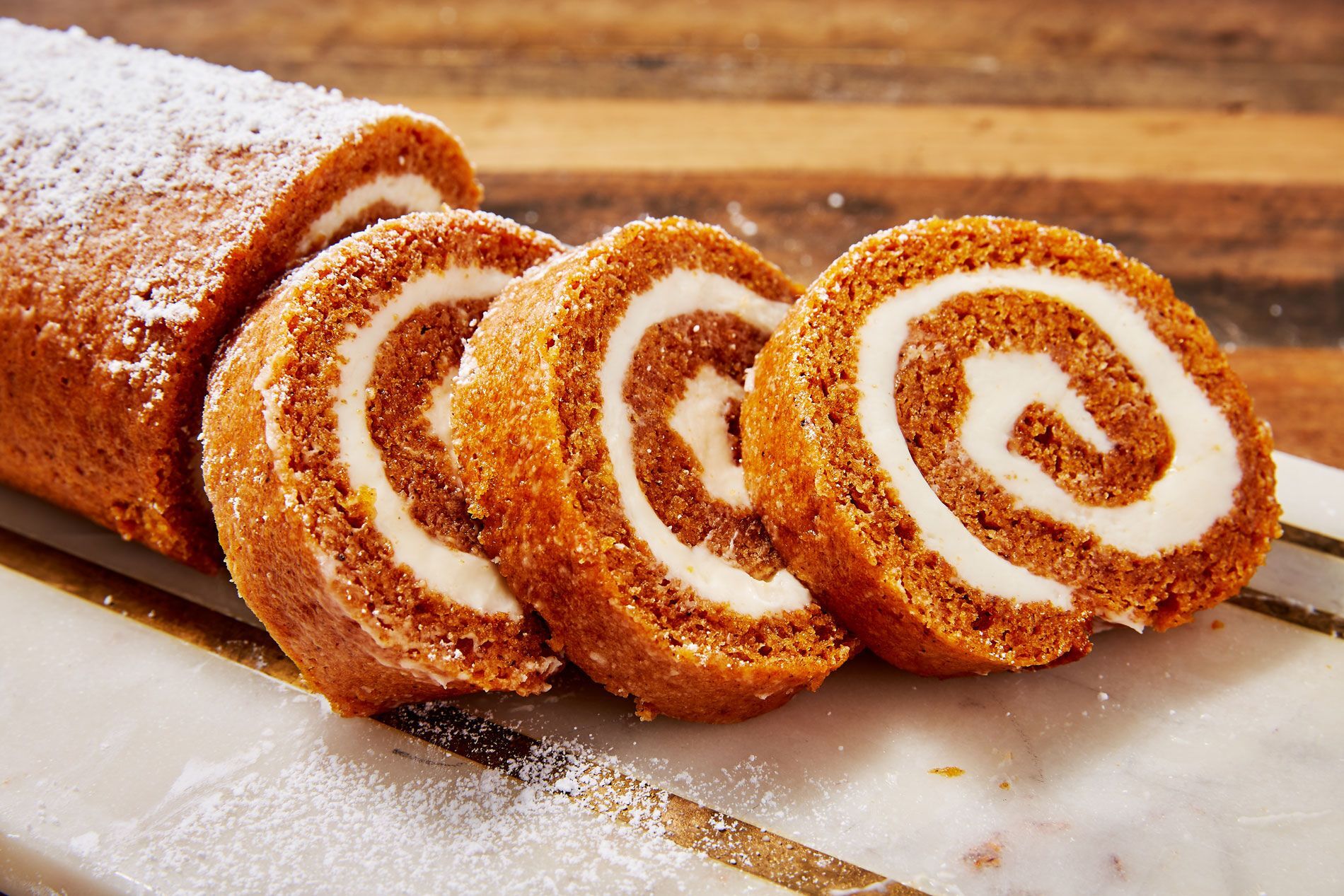 Pumpkin Roll Cake