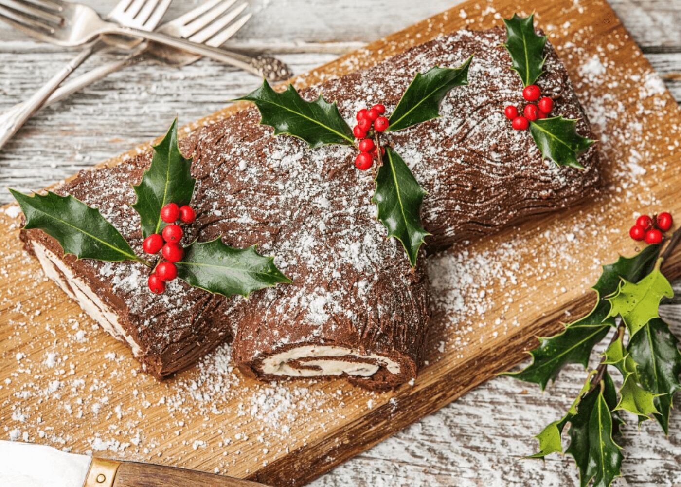 Classic Christmas Yule Log