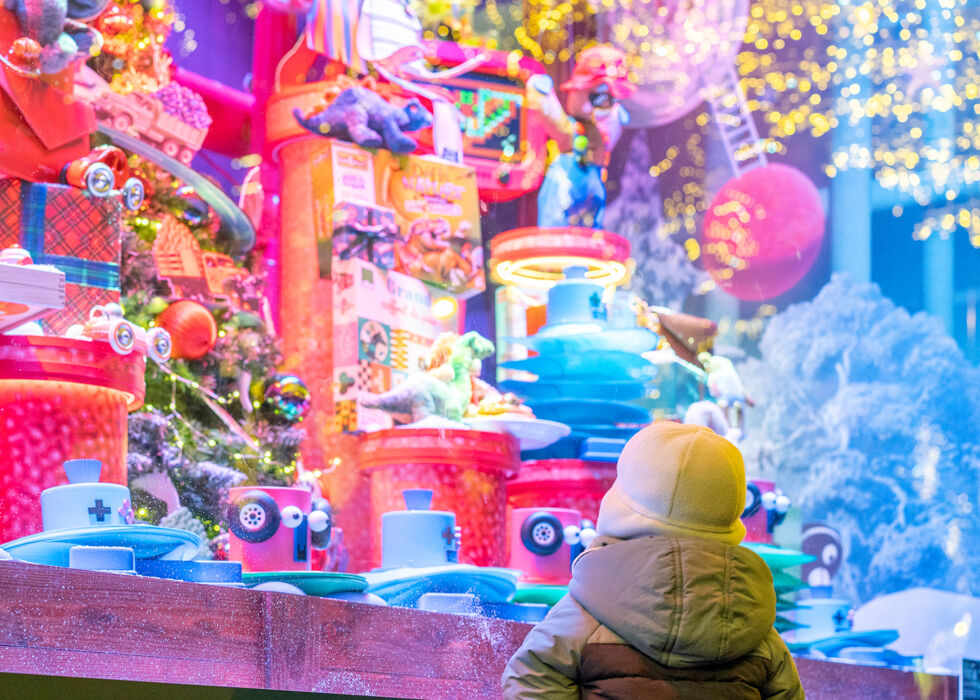 Trình diễn ở Galeries Lafayette Paris