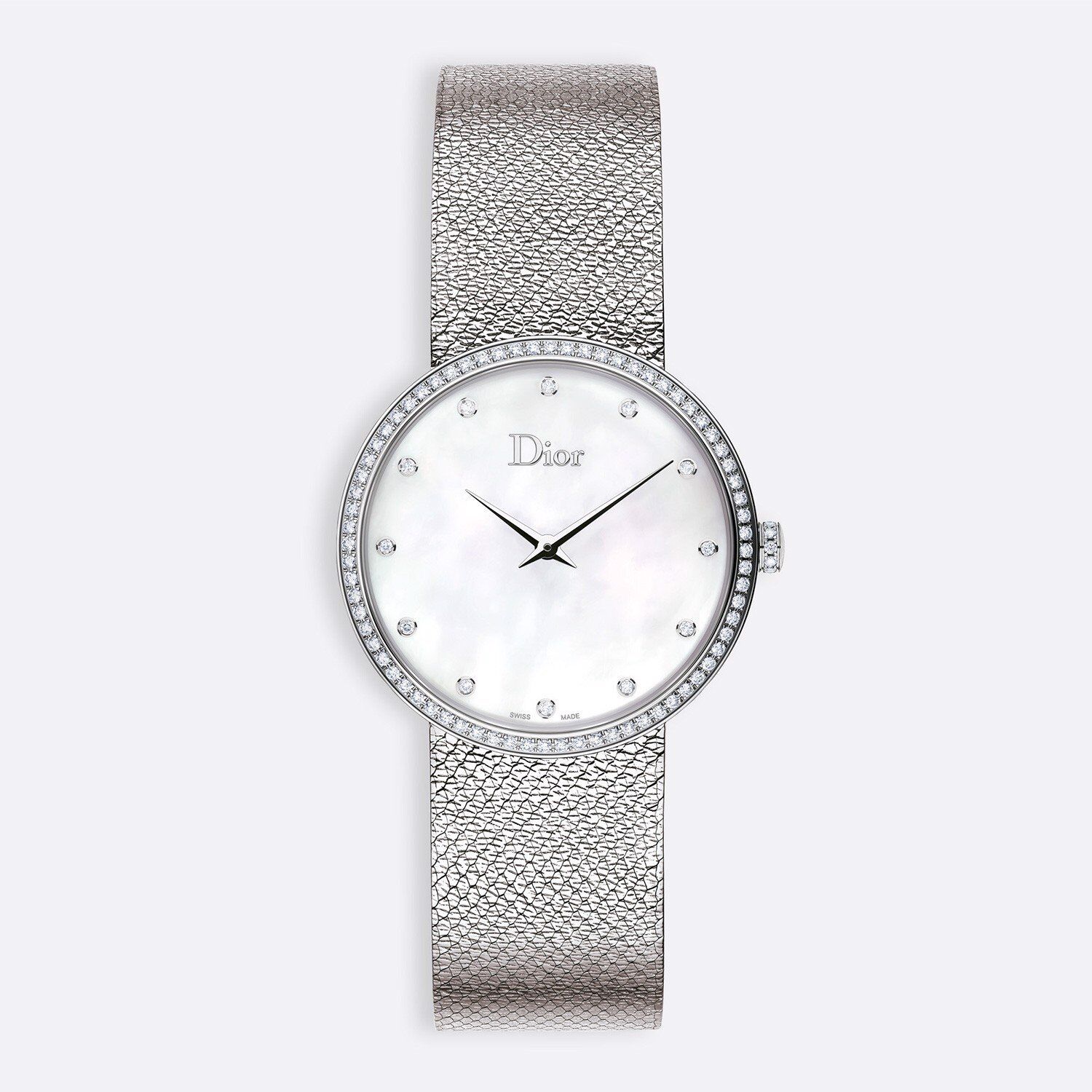 Đồng hồ nữ La D de Dior Satine White Dial Ø 36mm – HARRY&Co.