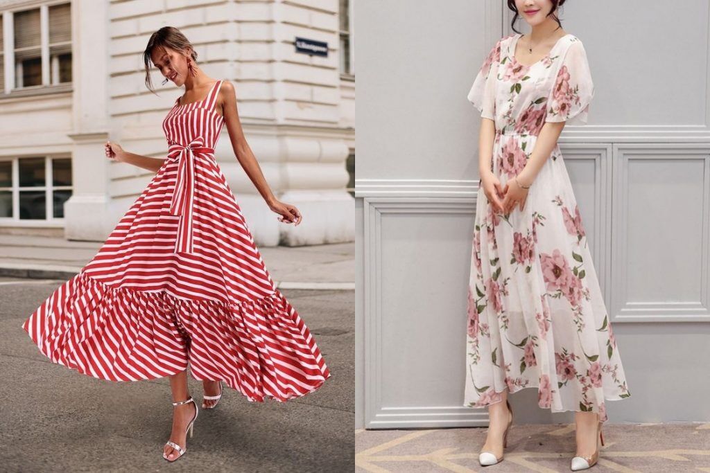 Chọn đầm maxi nhỏ nhắn với độ dài phù hợp