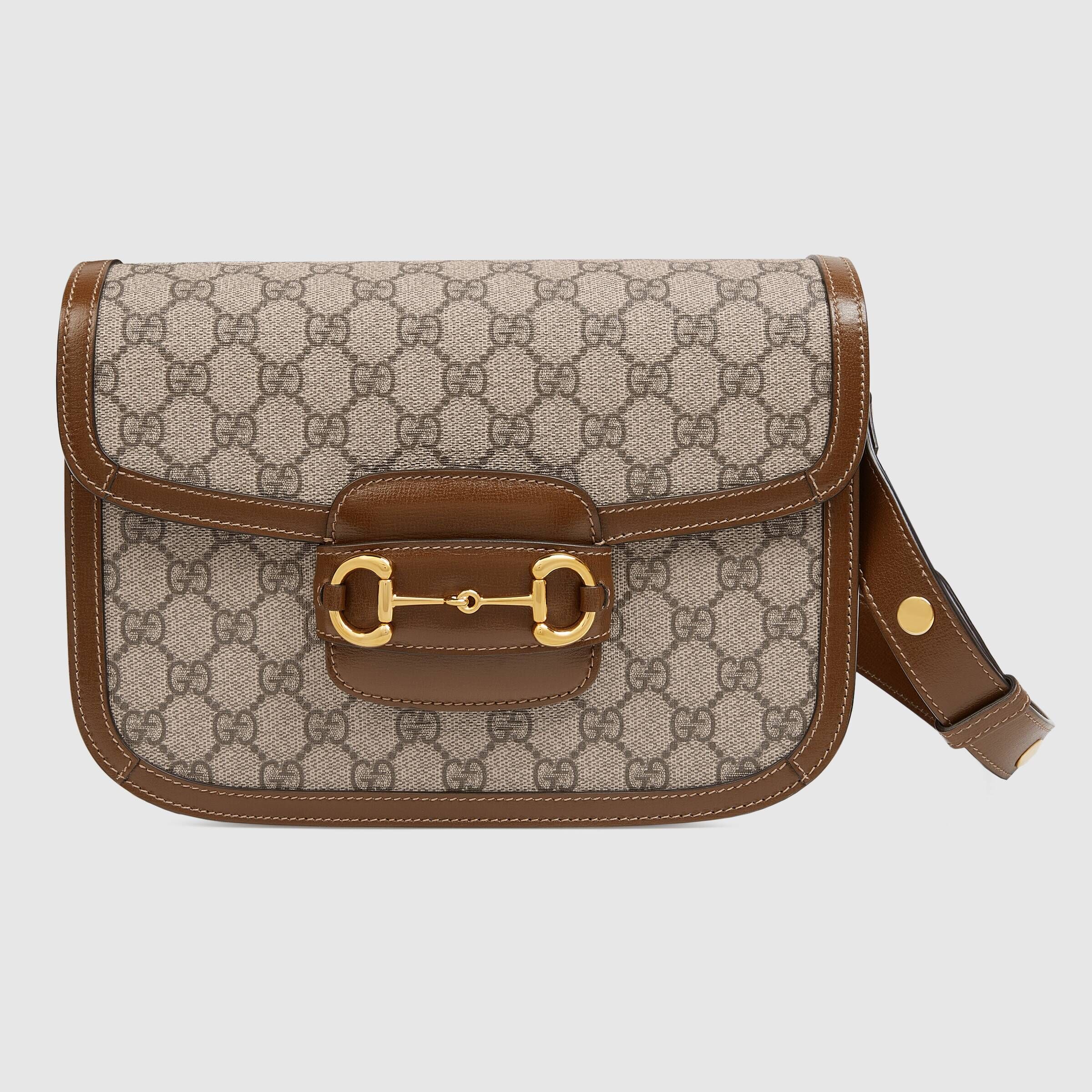 gucci horsebit 1955 canvas gg supreme