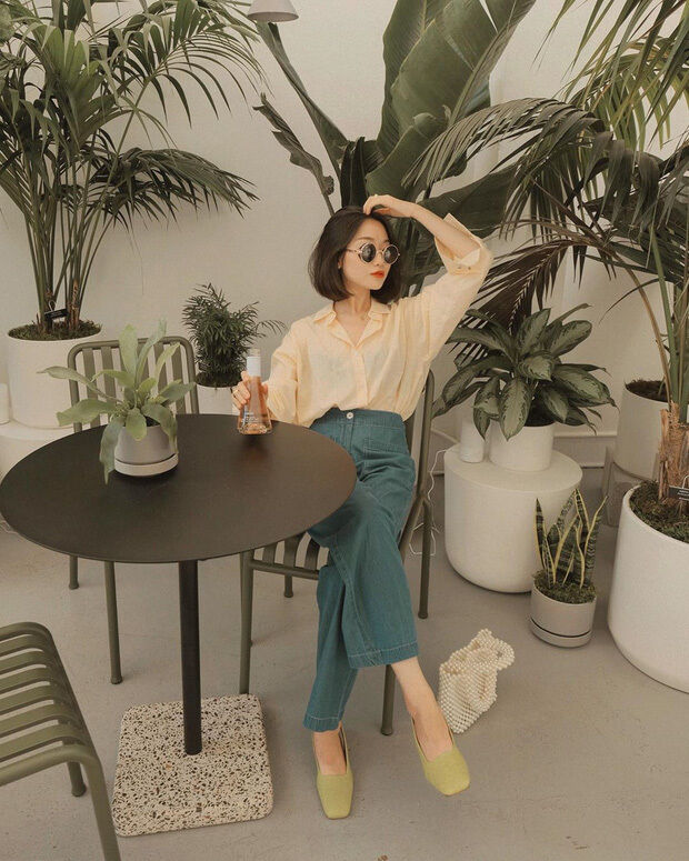Giày mũi vuông là item must-have của nàng thời thượng. (Ảnh: Pinterest)