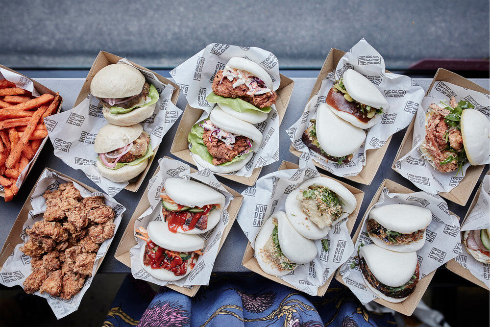 bánh bao cắt - gua bao