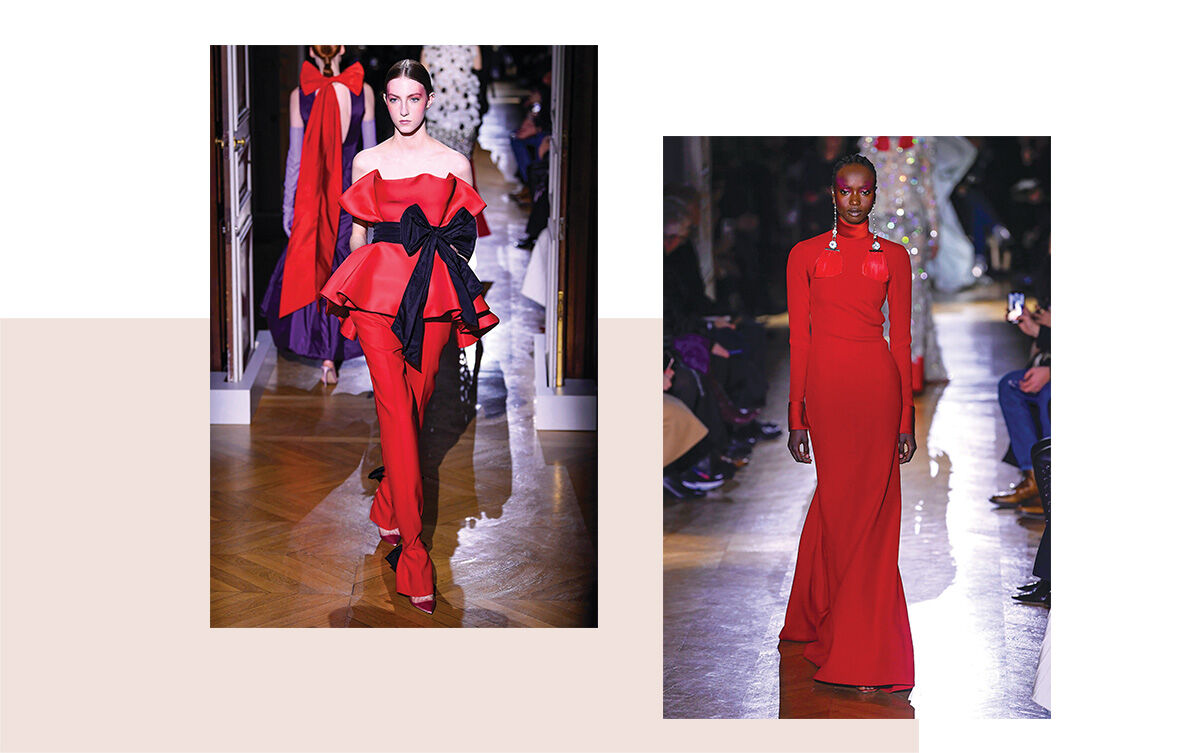 Sắc đỏ trong thiết kế của Valentino