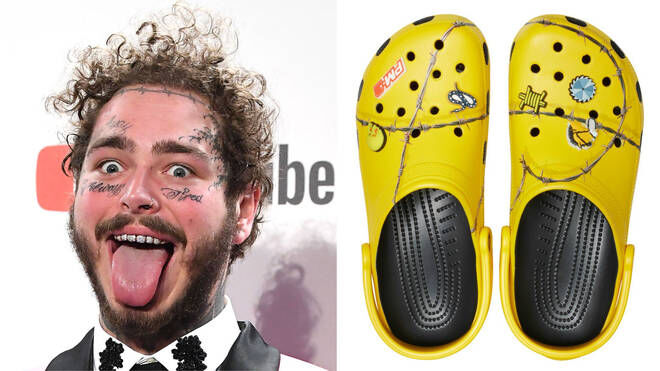 Rapper Post Malone và thiết kế hợp tác với crocs