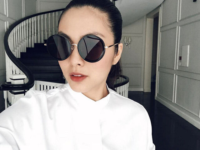 Bí kíp mix đổ và kính mát của Hà Tăng