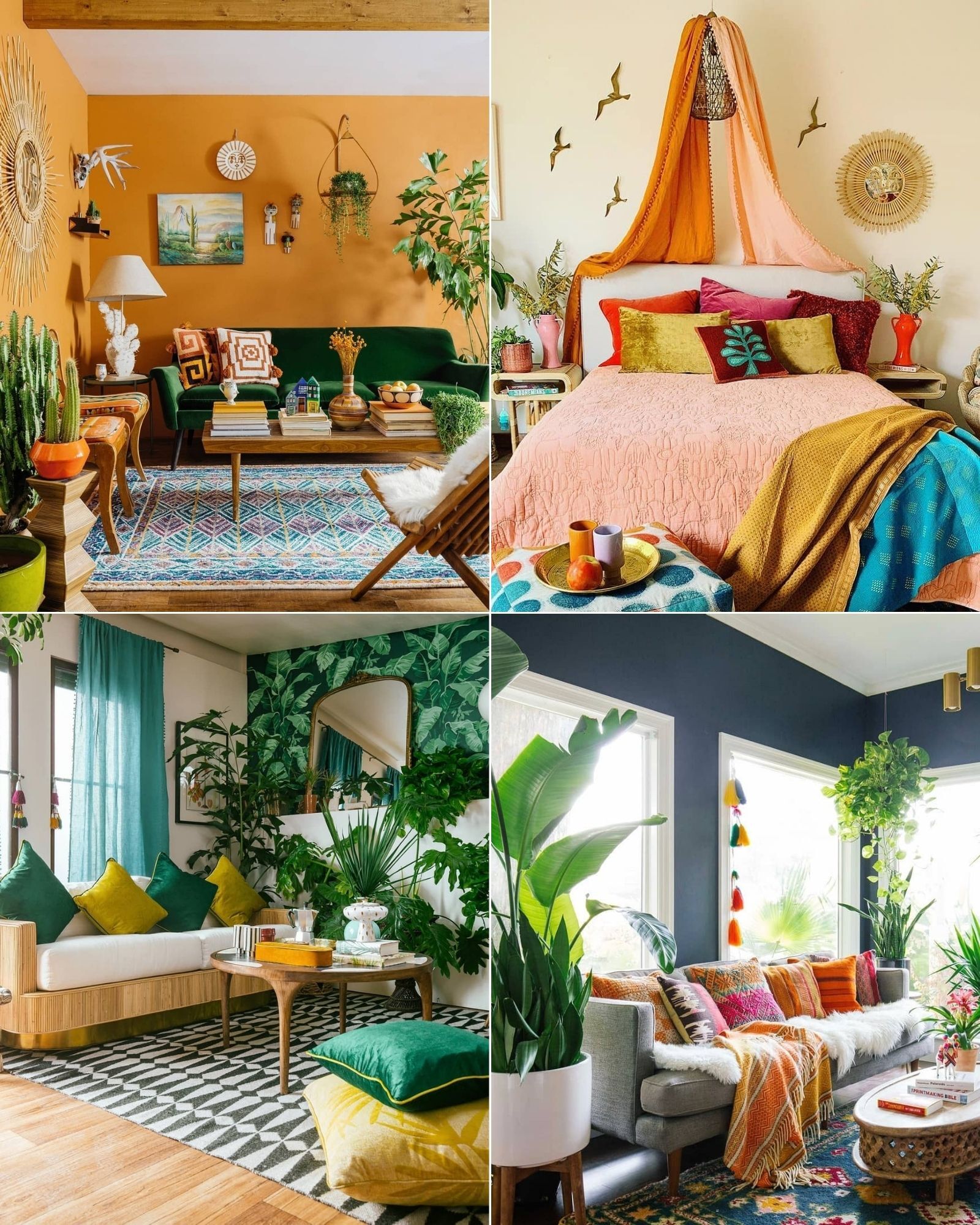 Tài khoản Instagram @thejungalow truyền cảm hứng trang trí phòng
