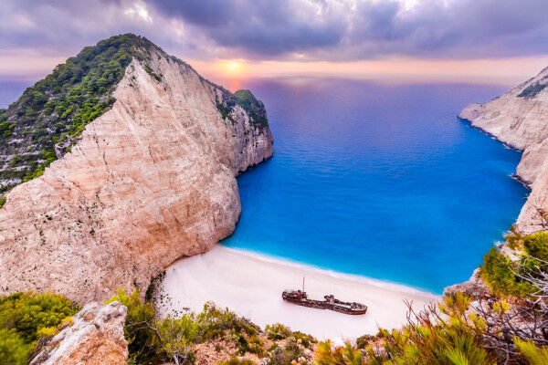 những ngôi nhà trên đảo Zakynthos, Hy Lạp