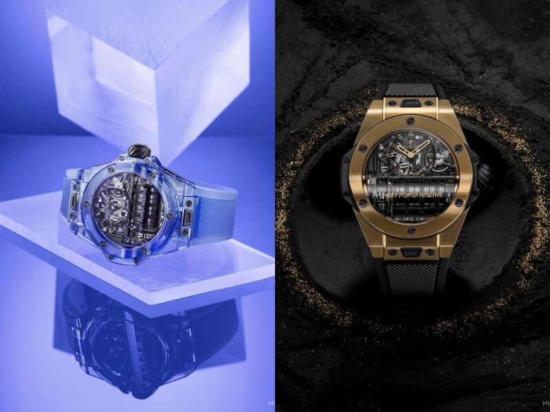 Big Bang MP-11 14-day Power Reserve Magic Gold & Blue Sapphire
