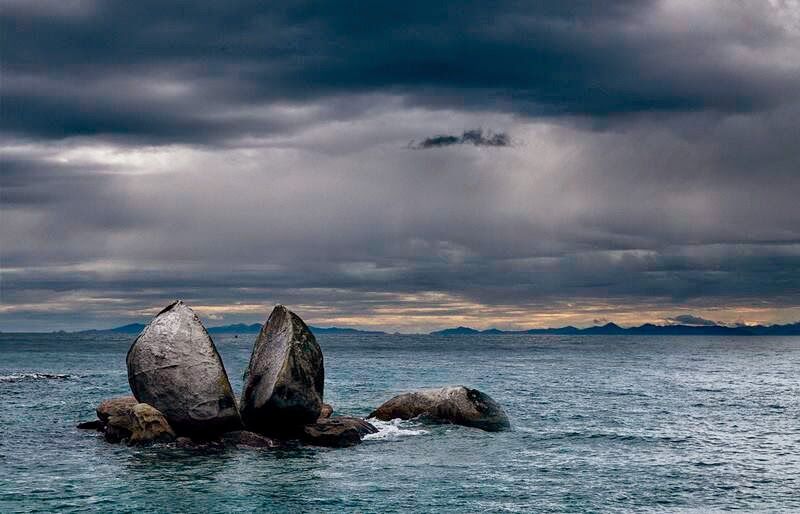 Split Apple Rock, New Zealand