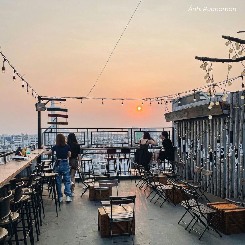 5 quán cà phê rooftop ngắm hoàng hôn ở TP.HCM - 10