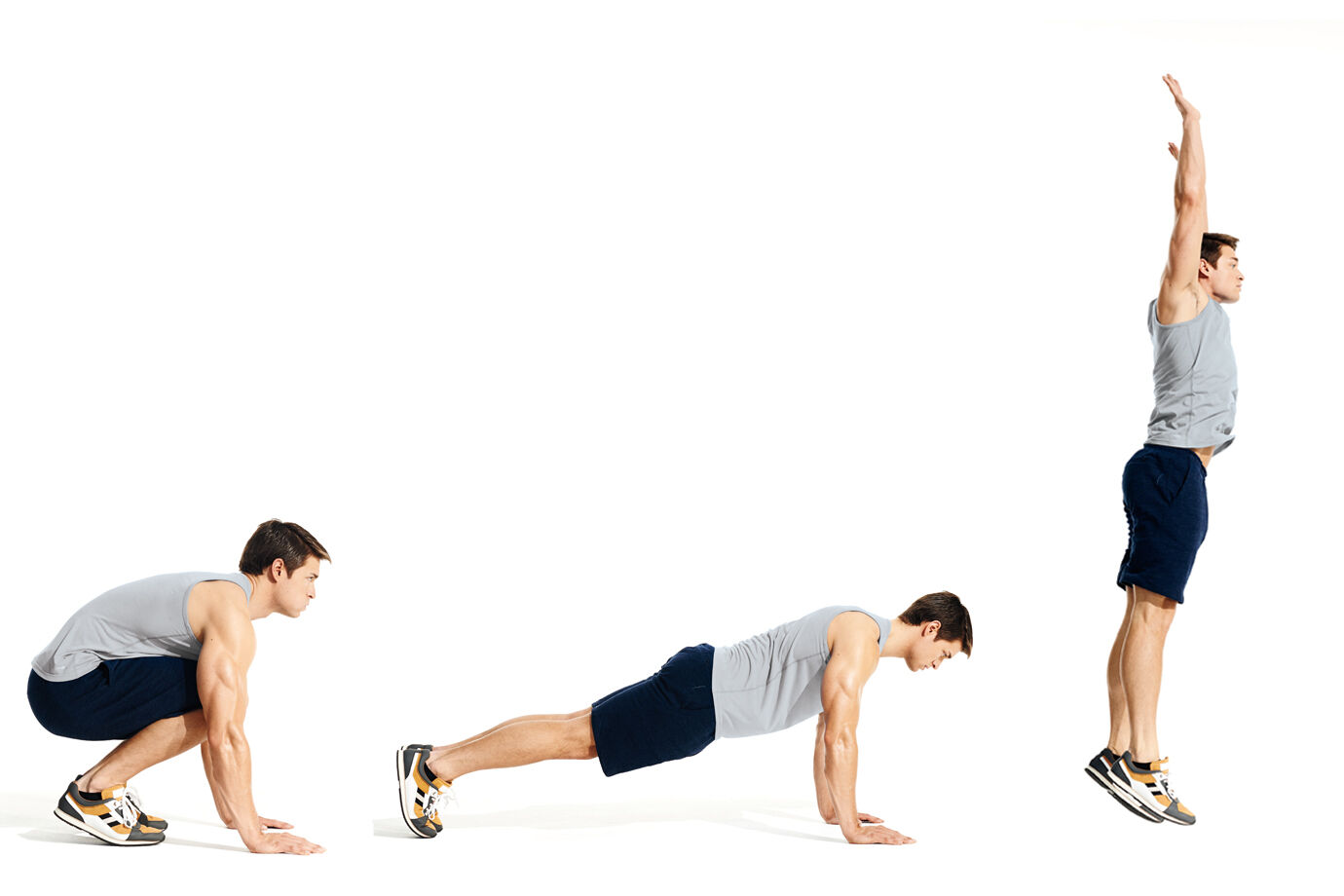 Bài HIIT Burpees giảm mỡ bụng cho nam