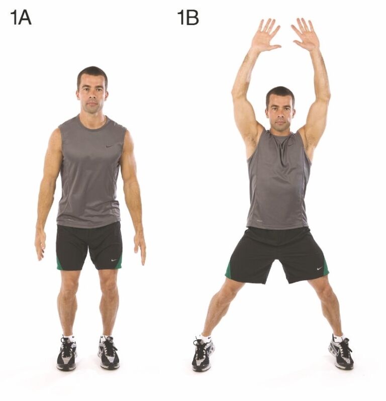 Bài tập HIIT Jump Jack – Nhảy dạng chân