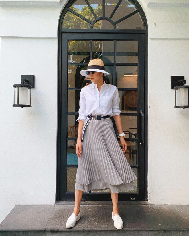 3 sao nữ là "lookbook sống" để chị em 30+ học cách lên đồ công sở, đảm bảo vừa sang vừa đậm chất "nữ tổng tài" - Ảnh 2.