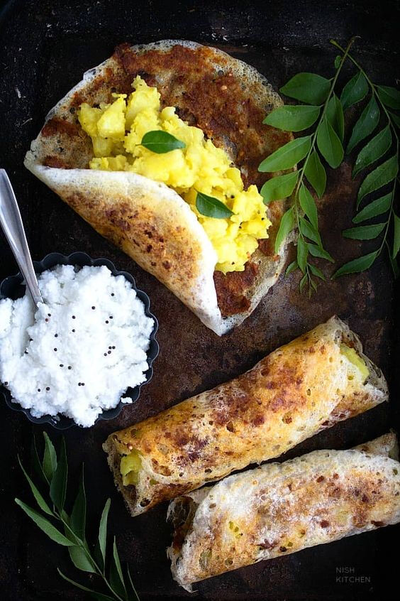 Món masala dosa hấp dẫn của Ấn Độ