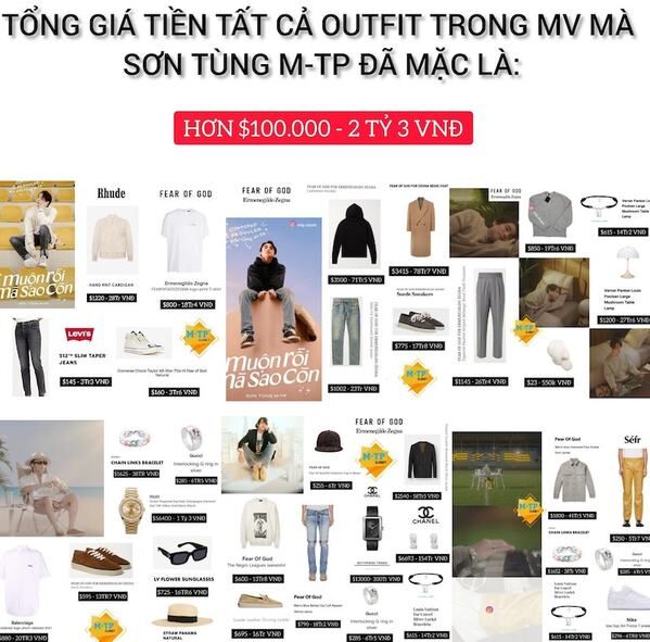 Điểm lại những set đồ tiền tỷ trong các MV của Sơn Tùng M-TP