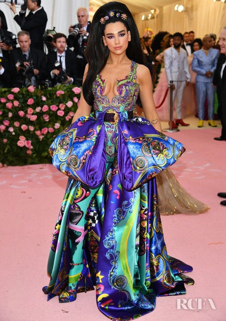 Dua Lipa Versace MET Gala 2019