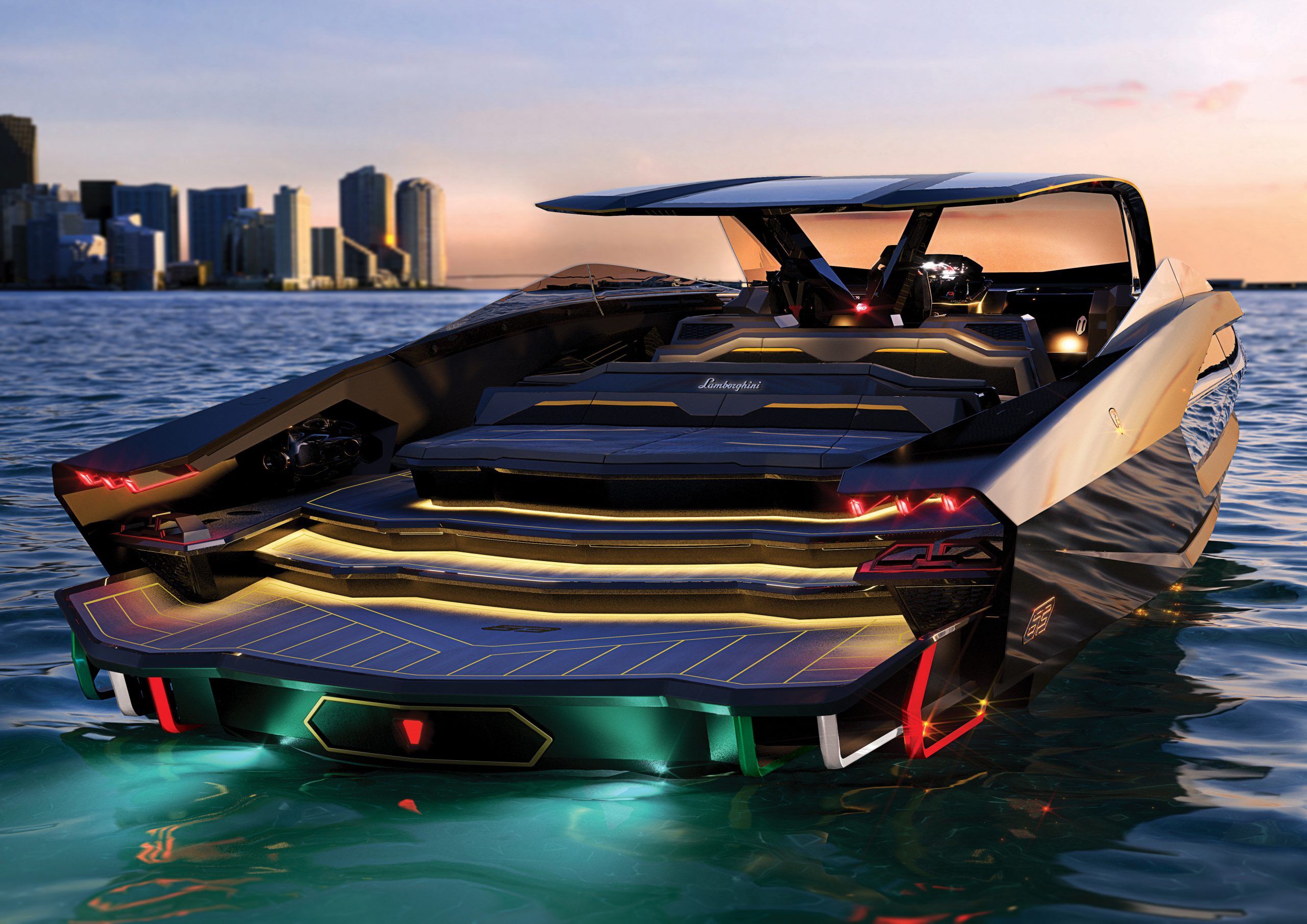 Du thuyền Lamborghini đầu tiên của Tecnomar hạ thủy-2