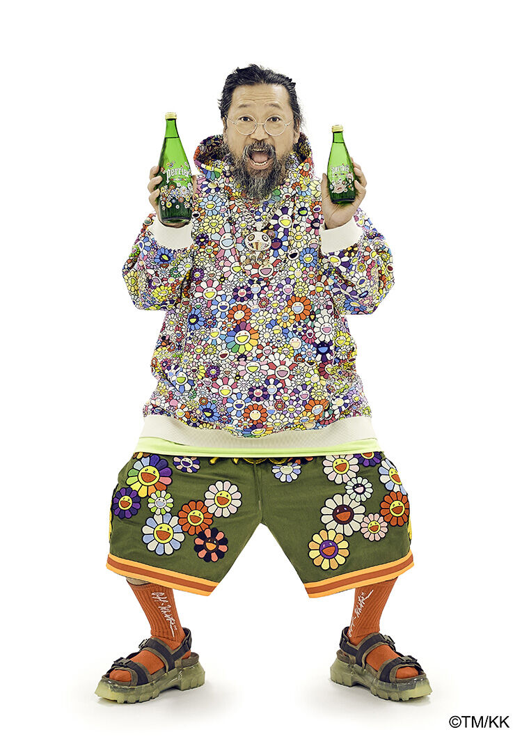 Perrier hợp tác cùng Takashi Murakami ra mắt BST phiên bản giới hạn Perrier x Murakami-3