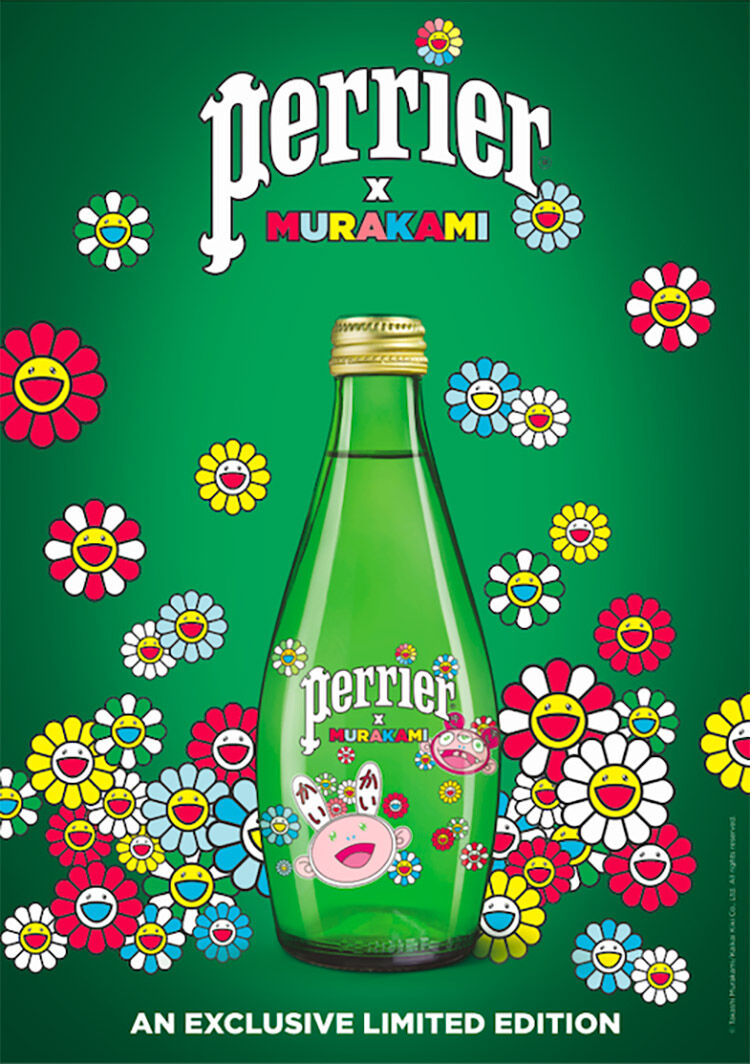 Perrier hợp tác cùng Takashi Murakami ra mắt BST phiên bản giới hạn Perrier x Murakami-2